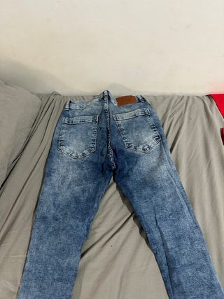 Pantalón Vaquero SikSilk Azul Roto