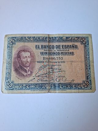 25 Pesetas de 1926