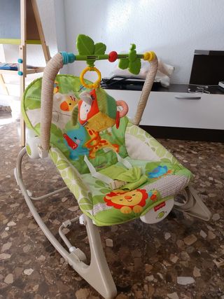 Silla Mecedora Bebé Fisher-Price Selva