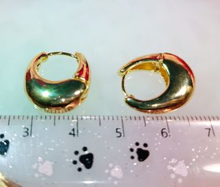 Pendientes dorados aro