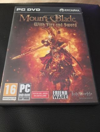 Juegos PC StarCraft y Mount & Blade
