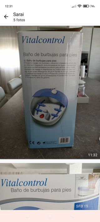 Masajeador de pies Vitalcontrol