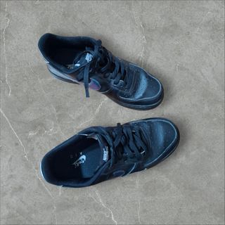 Nike Air Force 1 '07 Nero/Blu Taglia 42