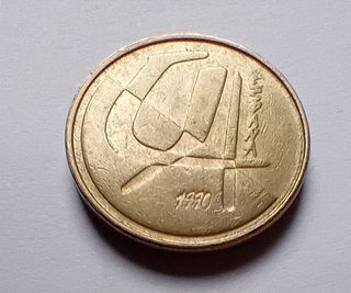 5 Pesetas España 1990 Rey Juan Carlos