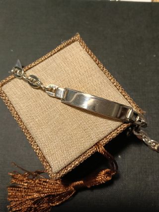 Pulsera esclava plata de ley