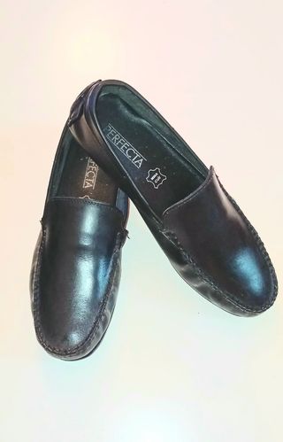 Mocasines de piel hombre talla 43