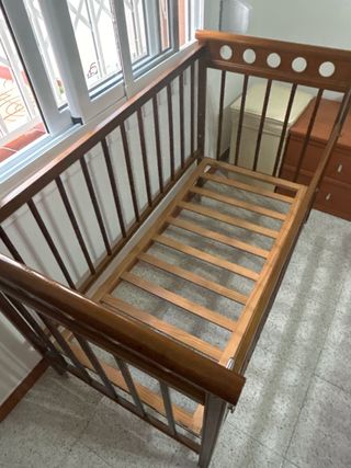 Cuna de madera 120cm