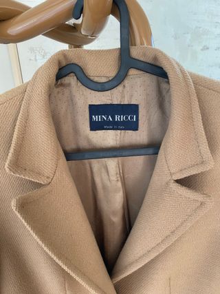 Abrigo Vintage Nina Ricci Camel Talla S