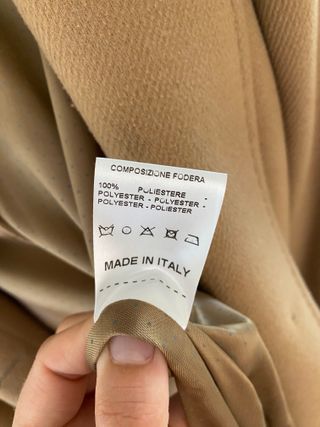 Abrigo Vintage Nina Ricci Camel Talla S