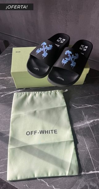 Infradito Off-White nere