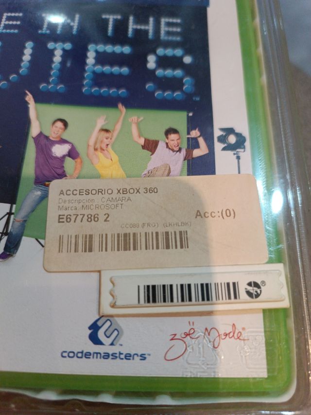 Cámara Xbox 360 + Juego you're in the movies