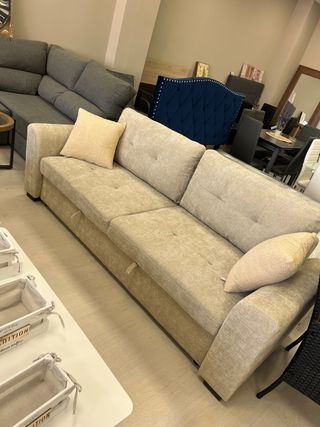 Sofá Cama 3 Plazas Beige
