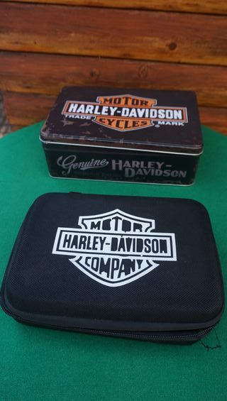 Lata Harley-Davidson Vintage y estuche