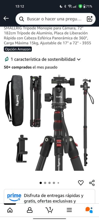 Trípode SmallRig CT-10 Aluminio