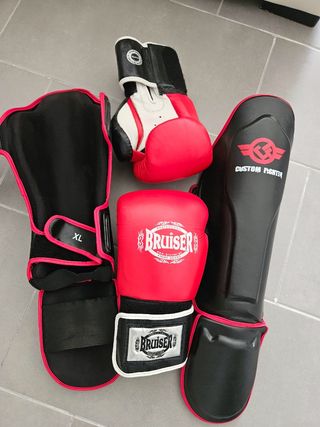Guantes Bruiser Professional Fight Gear -100% piel