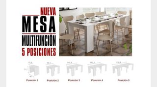 Nuovo tavolo allungabile bianco