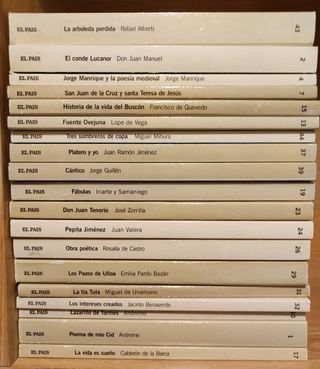 Libros literatura clásica .