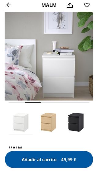 Cajonera Ikea Blanca