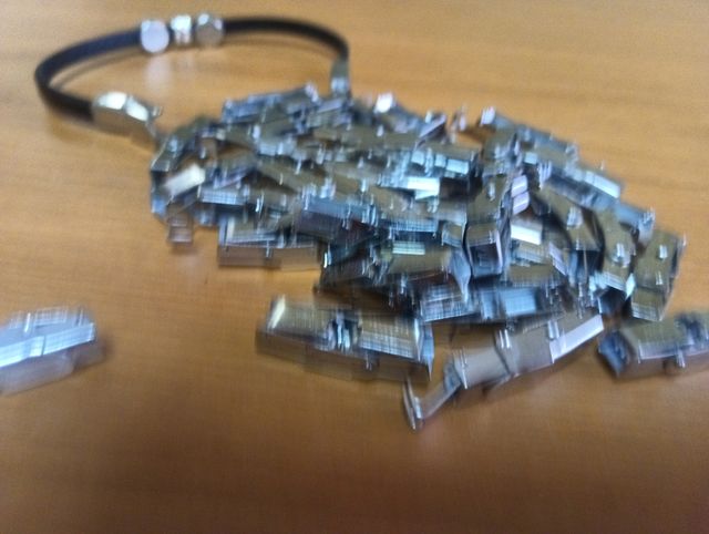 Lote 30 cierres acero 5mm para pulsera