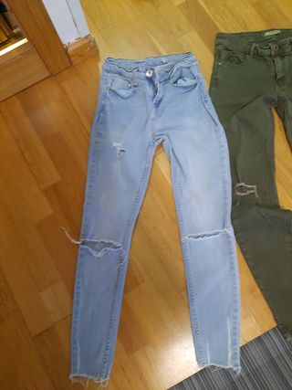 2 Pantalones Talla 34 + Cazadora Talla S