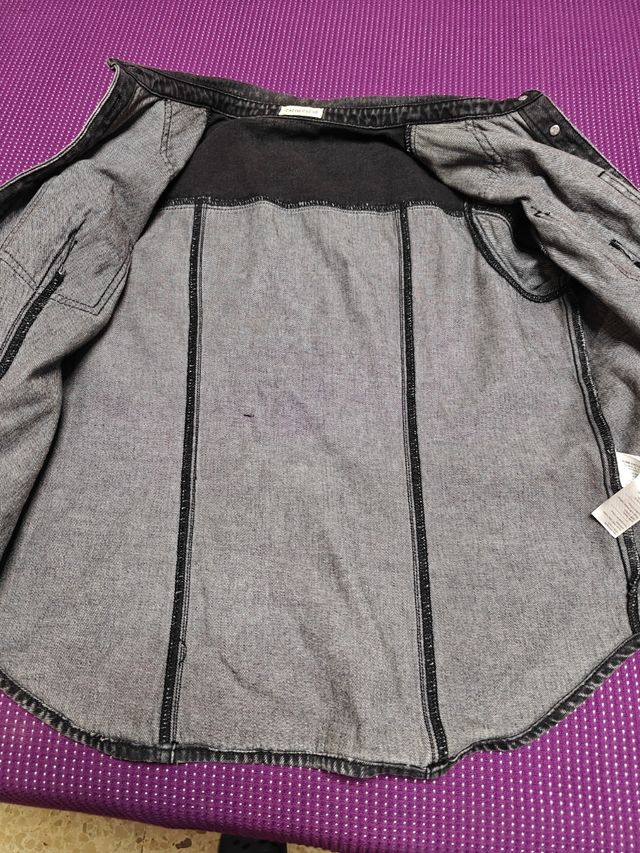 Camisa vaquera negra