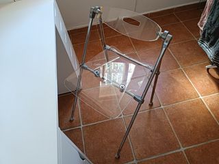 Silla Diseño Metacrilato y Metal