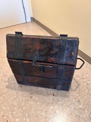 Botellero de madera para 3 botellas