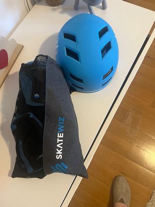 Protecciones skate/bicicleta y casco talla S