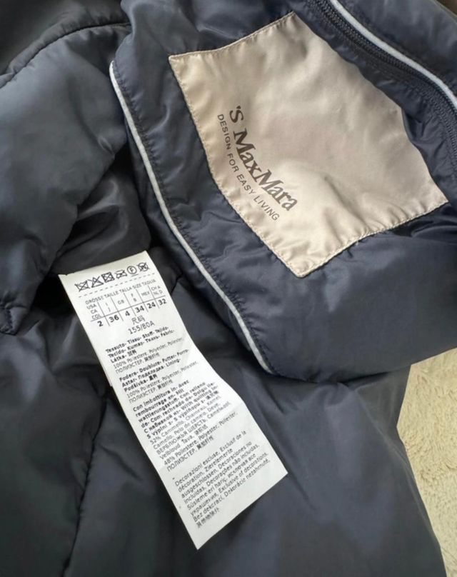 Chaleco Max Mara Azul Marino