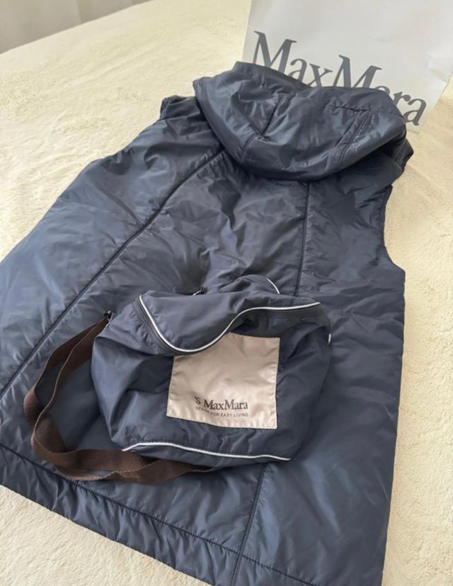 Chaleco Max Mara Azul Marino