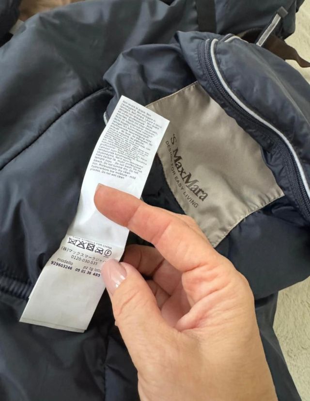 Chaleco Max Mara Azul Marino