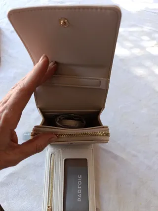 Bolso Tarjetero Blanco PARFOIS