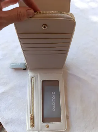 Bolso Tarjetero Blanco PARFOIS