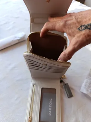 Bolso Tarjetero Blanco PARFOIS