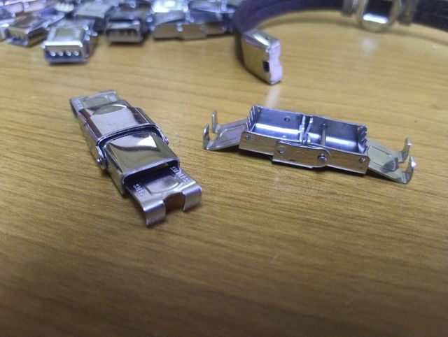 Lote 30 Cierres Acero 10mm Pulseras