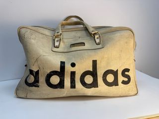 Bolsa Deporte Vintage Adidas Años 60-70 Beige