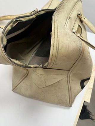 Bolsa Deporte Vintage Adidas Años 60-70 Beige