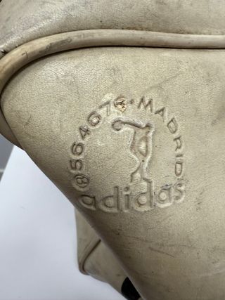 Bolsa Deporte Vintage Adidas Años 60-70 Beige