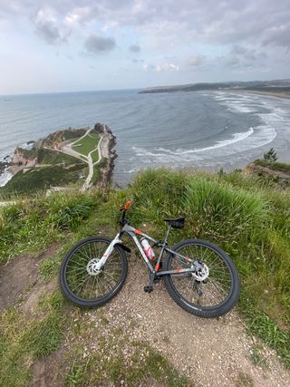 Bicicleta Rockrider ST 200 custom