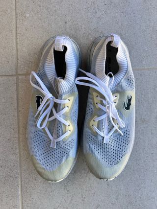 Zapatillas Lacoste Mujer Gris/Blanco