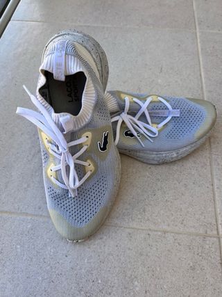 Zapatillas Lacoste Mujer Gris/Blanco