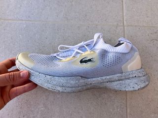 Zapatillas Lacoste Mujer Gris/Blanco