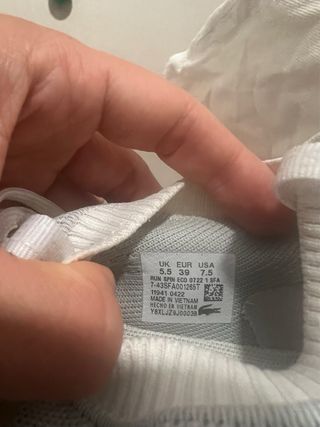 Zapatillas Lacoste Mujer Gris/Blanco