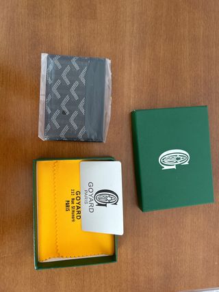 Tarjetero Goyard Negro