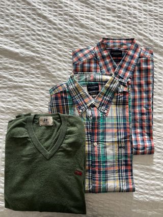 Lote Ropa Hombre: 2 Camisas McGregor y Jersey Scot