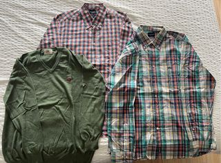 Lote Ropa Hombre: 2 Camisas McGregor y Jersey Scot