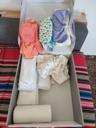 Pañales de tela reutilizables