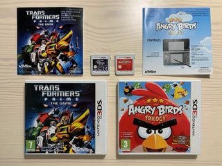 Pack 2 Juegos Nintendo 3DS: Transformers y Angry B