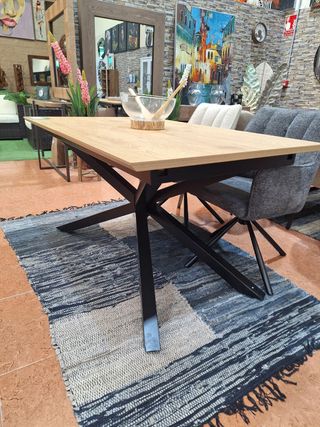 Mesa comedor extensible 90x140-180cm