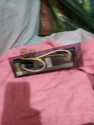 Lámpara de pared moderna cristal y metal